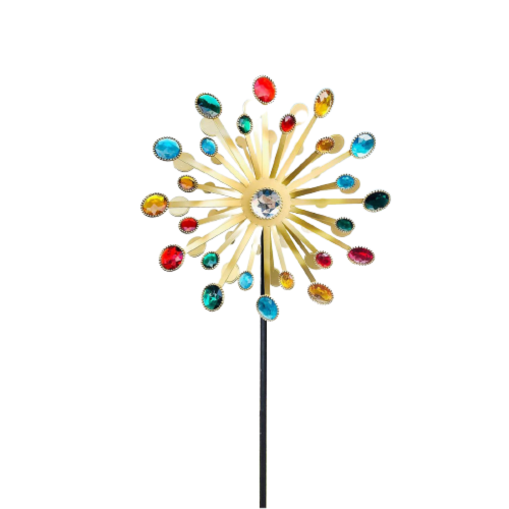Lot De 6 Moulins à Vent De Jardin 14 Cm – Décoration Colorée En PVC Et Bois Pour Balcon, Pelouse, Fêtes