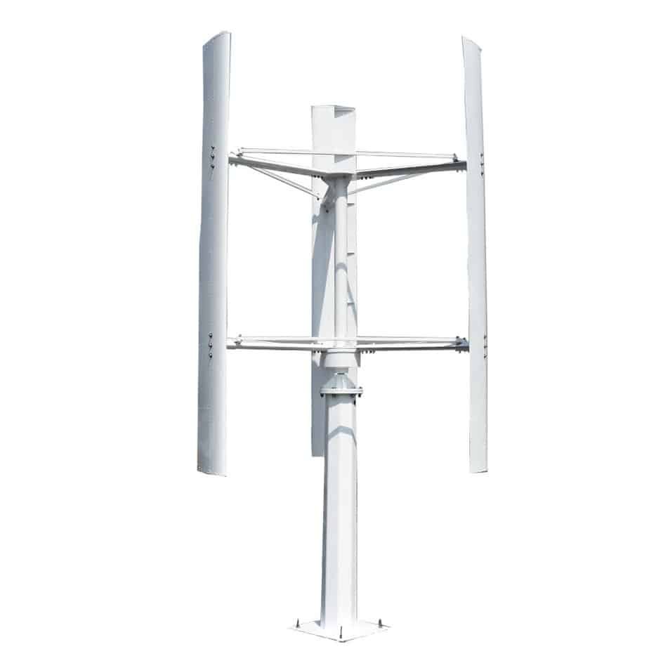 Éolienne Verticale Weiter-Energy 5000W 48V – Kit Réseau Triphasé Avec Onduleur, Résistante Aux Intempéries Pour Jardin Ou Bateau